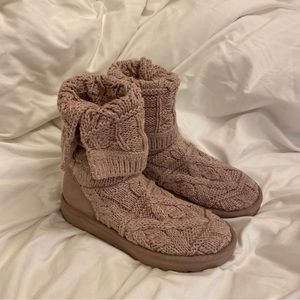Cute pink UGG boots